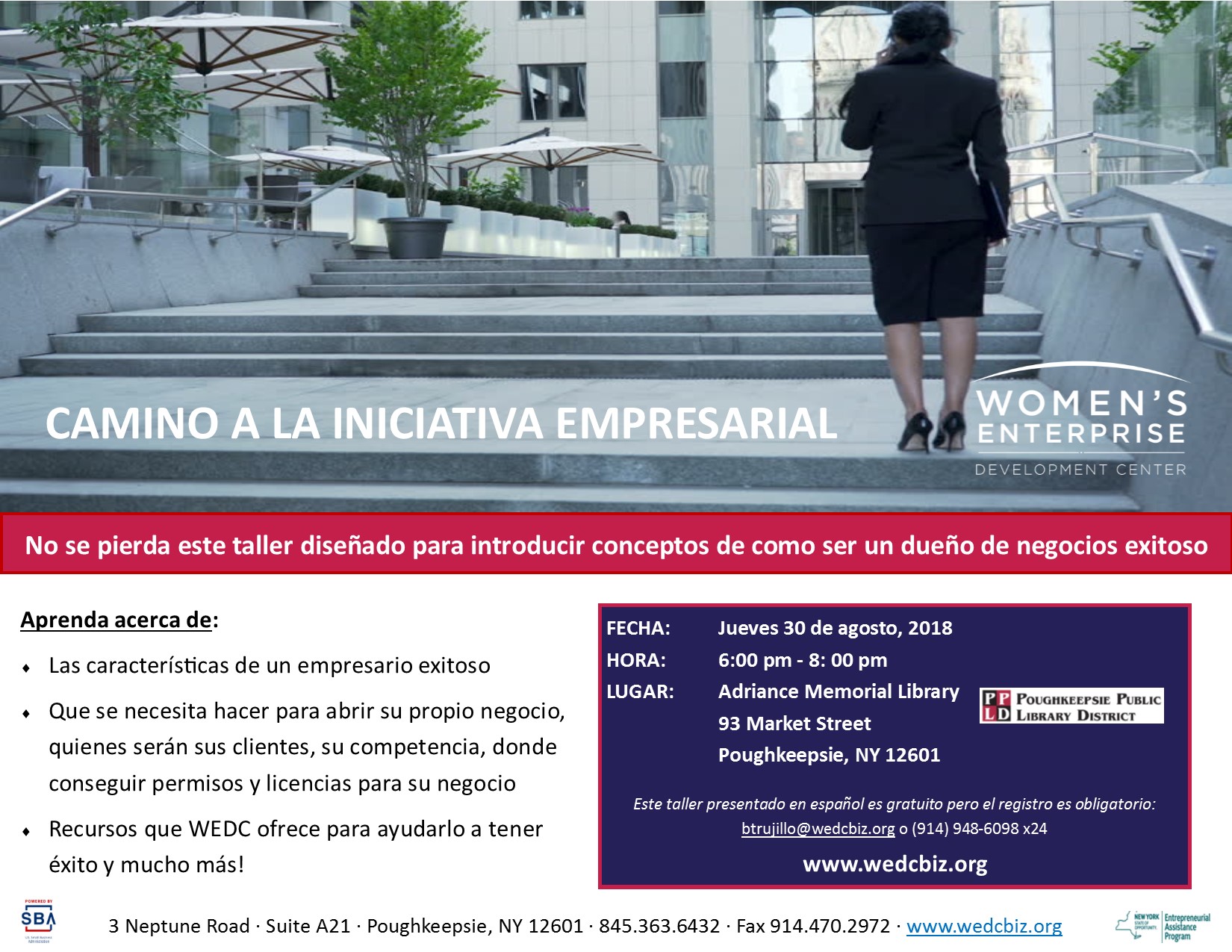 WEDC Camino a la Iniciativa Empresarial 8-30-18