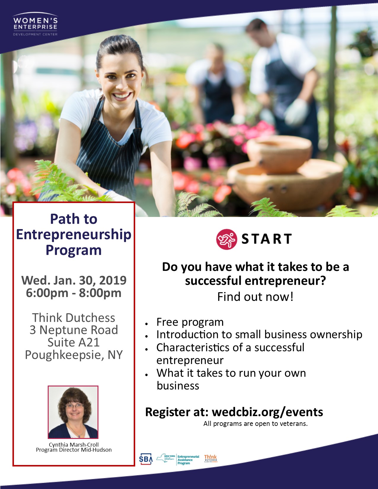 WEDC Path to Entrepreneurship Program 1-30-19