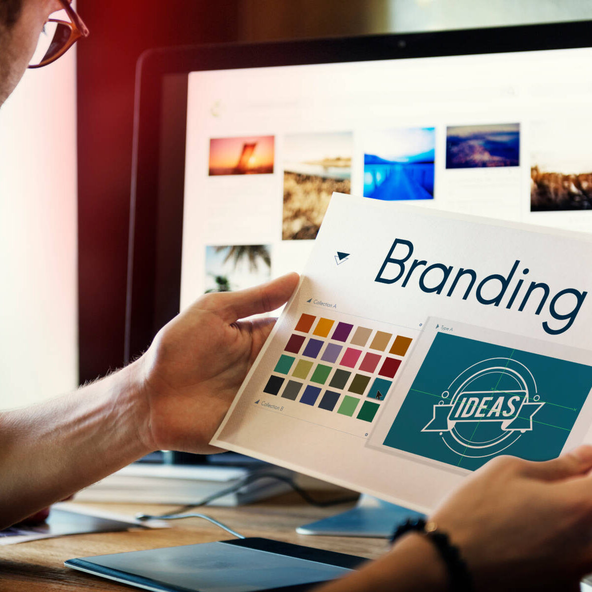 Branding Ideas Design Identitiy Marketing Concept